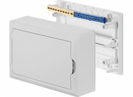 Elektro-Plast Modulární rozvaděč 1x12 n/t EKONOMICKÁ KRABICE RN 1/12 bílé dveře (N+PE) IP40 2503-00