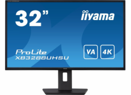 iiyama ProLite/XB3288UHSU-B5/31,5"/VA/4K UHD/60Hz/3ms/Black/3R