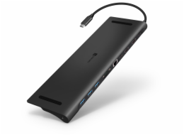 Connect IT CHU-9010-AN CONNECT IT USB-C dokovací stanice, 11v1 ,2xHDMI,RJ45, 3x USB,3,5mm, čtečka karet, externí, ANTRACITOVÝ