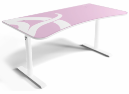 AROZZI herní stůl ARENA Gaming Desk White Pink