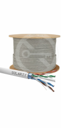 Instalační kabel Solarix CAT6 FTP PVC Eca 500m/cívka SXKD-6-FTP-PVC