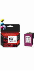HP 652 originální inkoustová kazeta tříbarevná F6V24AE