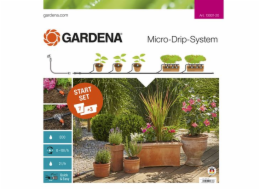 GARDENA mds-startovací sada pro rostliny v květináčích (redukční přístroj + rozvody + kapače)