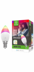 Woox SMART LED WI-FI BAREVNÁ ŽÁROVKA RGBW 5W E14 470LM