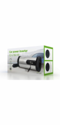 Gembird EG-PWC150-01 zdroj/transformátor Auto 150 W Černá, Šedá