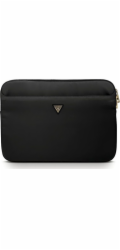 Guess pouzdro 13" černé nylonové trojúhelníkové logo Noste své zařízení v moderním originálním Guess designovaném příslušenství, z vysoce kvalitních materiálů