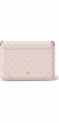 Guess 4G Triangle Logo Computer Sleeve 13/14" Pink Noste své zařízení v moderním originálním Guess designovaném příslušenství, z vysoce kvalitních materiálů