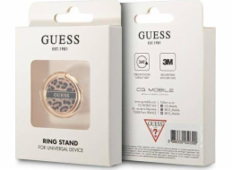 Guess Ring stand Brown Praktické držadlo ve tvaru prstence namontováno na zadním panelu