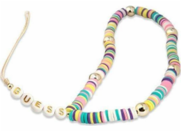 Guess Poutko na Telefon Heishi Multicolor Guess phone charm je stylový, praktický a skvělý doplněk k vašemu pouzdru na telefon. Můžete si jej pověsit na zápěstí, abyste zabránili náhodnému pádu telef