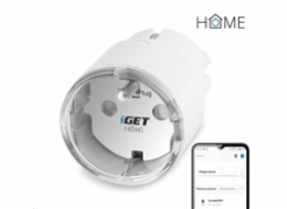 iGET HOME Power 1 - Wi-Fi zásuvka 230V s měřením spotřeby