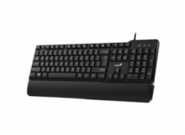 GENIUS klávesnice KB-100XP, Drátová, Ergo předložka, USB, CZ+SK layout