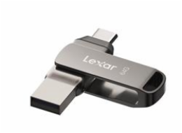 Lexar flash disk 64GB - JumpDrive D400 Dual USB-C & USB-A 3.1 (čtení až 130MB/s)