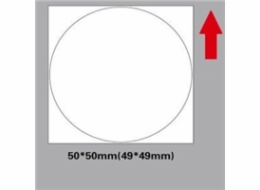 Niimbot štítky R 50x50mm 150ks Round pro B21, B21S, B3S, B1
