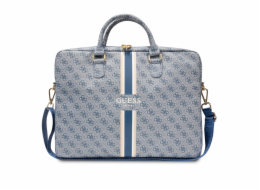 Guess PU 4G Printed Stripes Computer Bag 15/16" Blue Guess Computer bag je perfektní taška pro notebook s úhlopříčkou displeje 15-16"