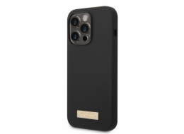 Guess Silicone Metal Logo MagSafe Kompatibilní Zadní Kryt pro iPhone 14 Pro Max Black Guess prémiový ochranný kryt telefonu s motivem Guess, který nejen že váš telefon perfektně ochrání, ale také svý