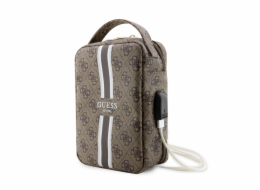 Guess PU 4G Printed Stripes Travel Universal Bag Brown Guess Travel Universal bag je perfektní taška na cesty, do které pohodlně zabalíte vše co potřebujete k provozu telefonu, tabletu nebo notebooku