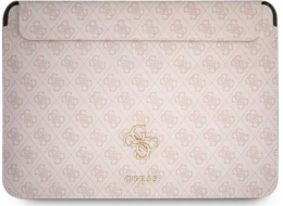 Guess PU 4G Metal Logo Computer Sleeve 13" Pink Guess 4G Metal Logo PU Computer sleeve je perfektní obal pro notebook s úhlopříčkou displeje 13“