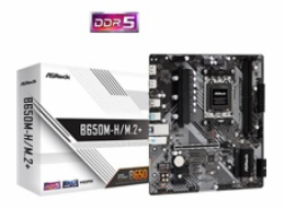 ASRock MB Sc AM5 B650M-H/M.2+, AMD B650, 2xDDR5, 1xDP, 1xHDMI, mATX