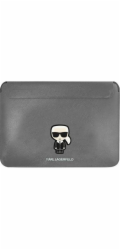 Karl Lagerfeld Saffiano Ikonik Computer pouzdro 13/14" Silver Noste své zařízení v moderním originálním Karl Lagerfeld designovaném příslušenství, z vysoce kvalitních materiálů