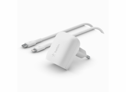 Belkin BOOST CHARGE™ 20W USB-C Power Delivery PPS nástěnná nabíječka + 1m USB-C na lightning kabel, bílá