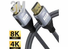 GEMBIRD Kabel HDMI 2.1 M/M 3m, 8K Ultra High Plus