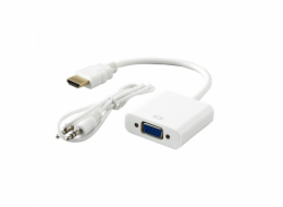 SBOX Adaptér HDMI samec/VGA samice+Audio