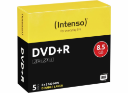 Intenso DVD+R DL 8,5 GB (8-fach, 5 Stück)