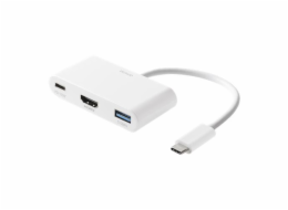 DELTACO USBC-HDMI23, Adaptér USB-C/HDMI, 4K@30Hz
