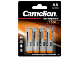 CAMELION Batérie nabíjateľné AA 4ks NI-MH 2300mAh CAMELION Batérie nabíjateľné AA 4ks NI-MH 2300mAh