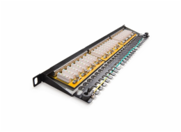 KELINE Patch panel KOMPAKT HD, Category 6, 24xRJ45