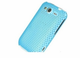 OEM Zadní ochranný kryt Mesh Light Blue pro HTC Wi