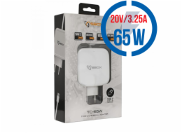 SBOX TC-65W, Univerzální nabíječka 65W, USB Type C