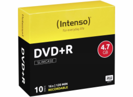 INTENSO DVD+R Slim Case 4,7GB 10ks