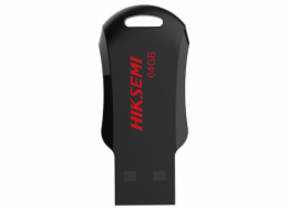 HIKSEMI HS-USB-M200R, USB Klíč, 64GB, čer/čer