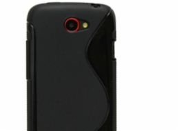 OEM Ochranný kryt pro HTC One S Black Wave + fólie