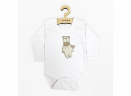 Kojenecké body s dlouhým rukávem New Baby Polar Bear Vel.80 (9-12m)