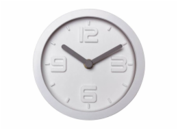 Nádherné nástěnné hodiny Scandi 15,5 x 15,5 cm bílé