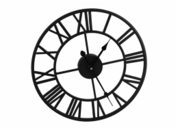 Kovové hodiny Jumi 40 x 40 cm černé