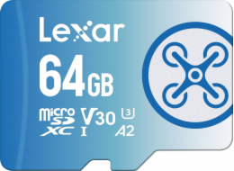 Lexar paměťová karta 64GB FLY High-Performance 1066x microSDXC UHS-I, (čtení/zápis:160/60MB/s) C10 A2 V30 U3