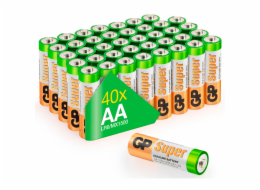 1x40 GP Super Alkaline AA Mignon Batteries Blister 030E15AS40-2