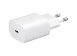 Samsung cestovní nabíječka EP-TA800EWE, PD, Fast charging, USB-C, 25 W, bílá, (bulk)