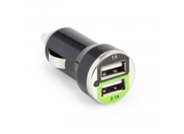 SBOX Autonabíječka 2x USB 2.0 CC-221B blk