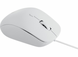 Rapoo N500 white wired optical silent Mouse