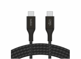 Belkin BOOST CHARGE™ USB-C na USB-C kabel 240W, 1m, černý - odolný