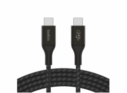 Belkin BOOST CHARGE™ USB-C na USB-C kabel 240W, 2m, černý - odolný
