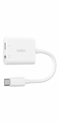 Belkin RockStar 3,5mm Audio- and USB-C Ladeadap. white NPA004btWH