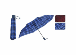 EXCELLENT Deštník skládací 95 cm kostka modrý KO-DB7250520modr