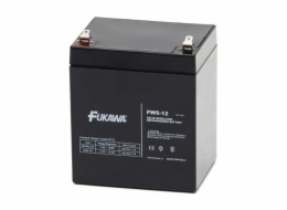 FUKAWA olověná baterie FW 5-12 F1 do UPS APC/ AEG/ EATON/ Powerware/ 12V/ 5Ah/ životnost 5 let/ Faston F1-4,7mm