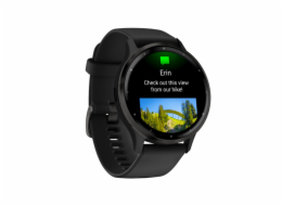 Garmin Venu 3, Slate/Black, silikonový řemínek