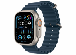 Apple Watch Ultra 2 49mm titanová s modrým oceánským řemínkem